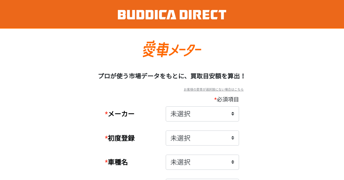 BUDDICA DIRECT 愛車メーター 1